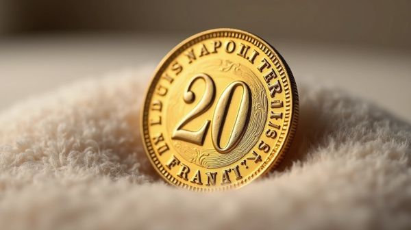 Quelle est la valeur d'un louis d'or Napoléon 20 francs 1857 ?