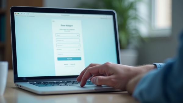 Remplissez un formulaire simple pour ouvrir un compte bancaire en ligne